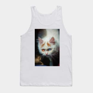 Odd-Eyed Persian Kitten Tank Top